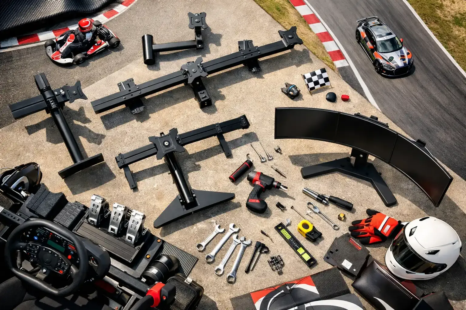 Comment choisir un support écran sim racing adapté ?