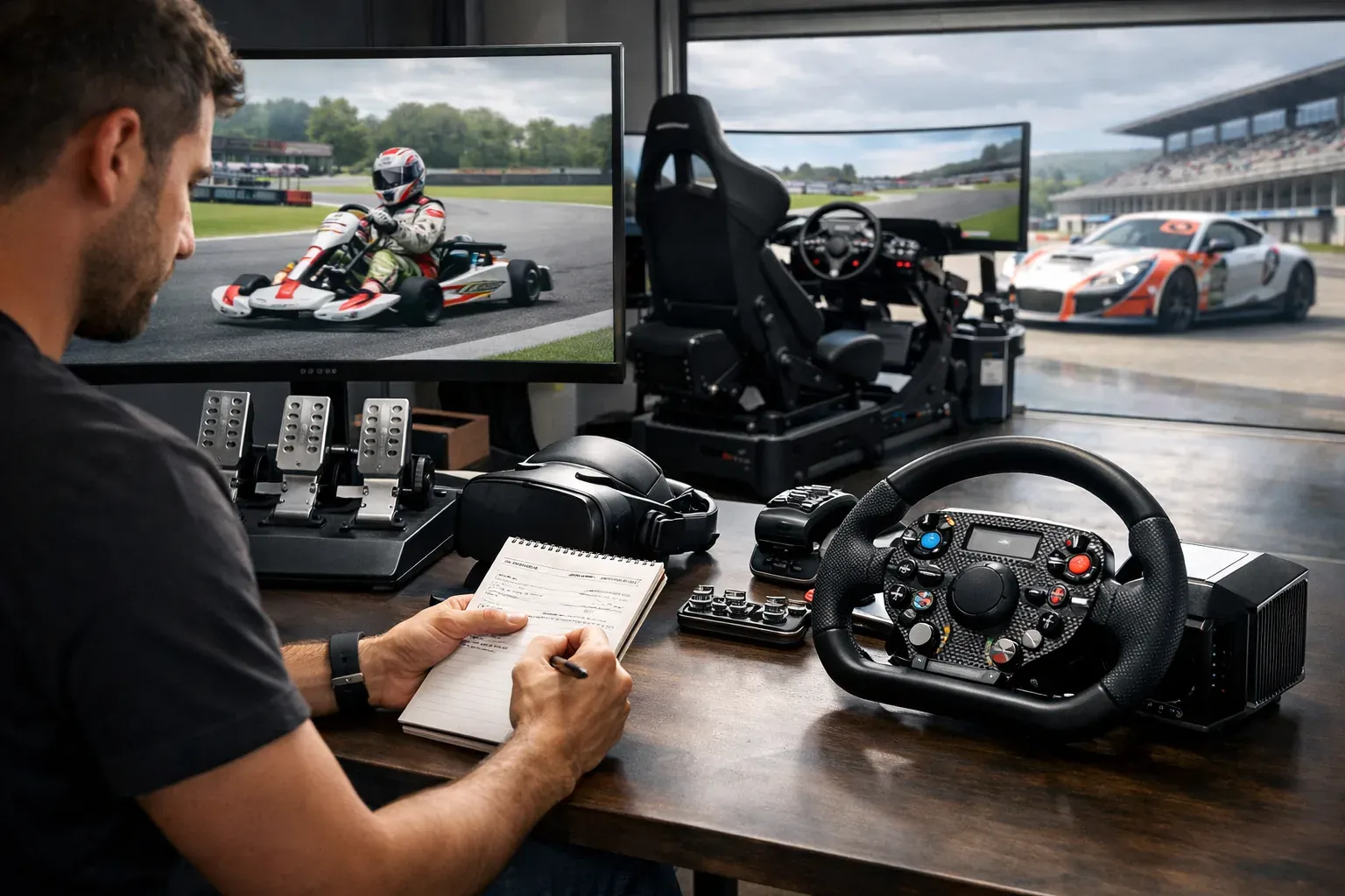Un budget de setup sim racing se construit par priorités