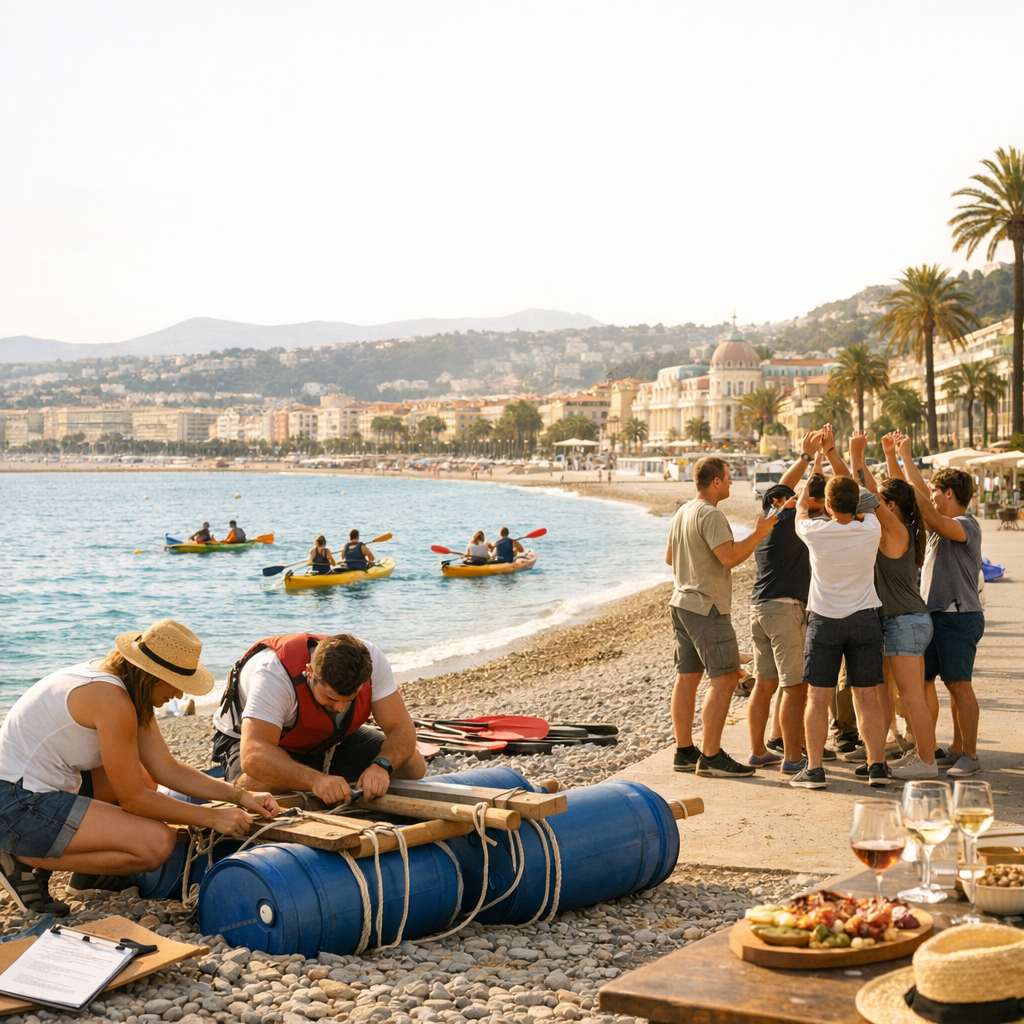 Comment organiser un team building à Nice sans mauvaise surprise