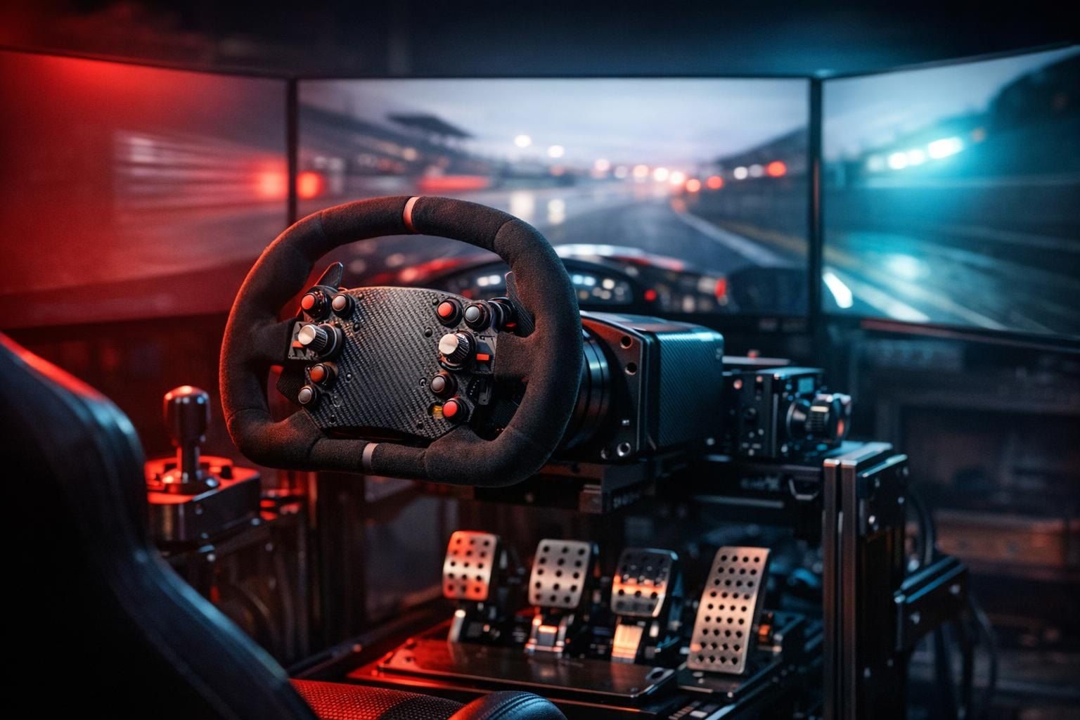 Un réglage force feedback bien posé rend le volant lisible