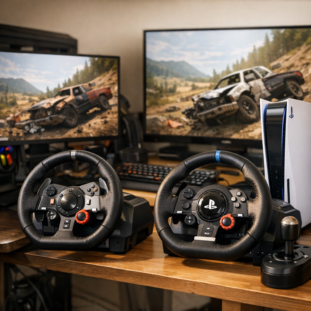 Avec l’arrivée annoncée de BeamNG.drive sur PS5, faudra-t-il choisir son volant différemment entre PC et PlayStation 5&n