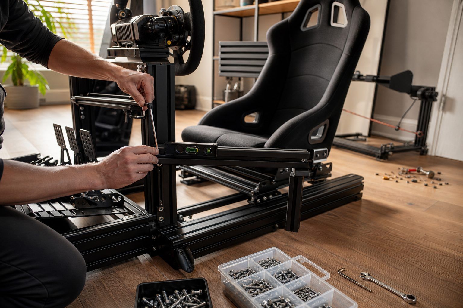 Montage d’un châssis simracing : ordre de réglage et erreurs à éviter