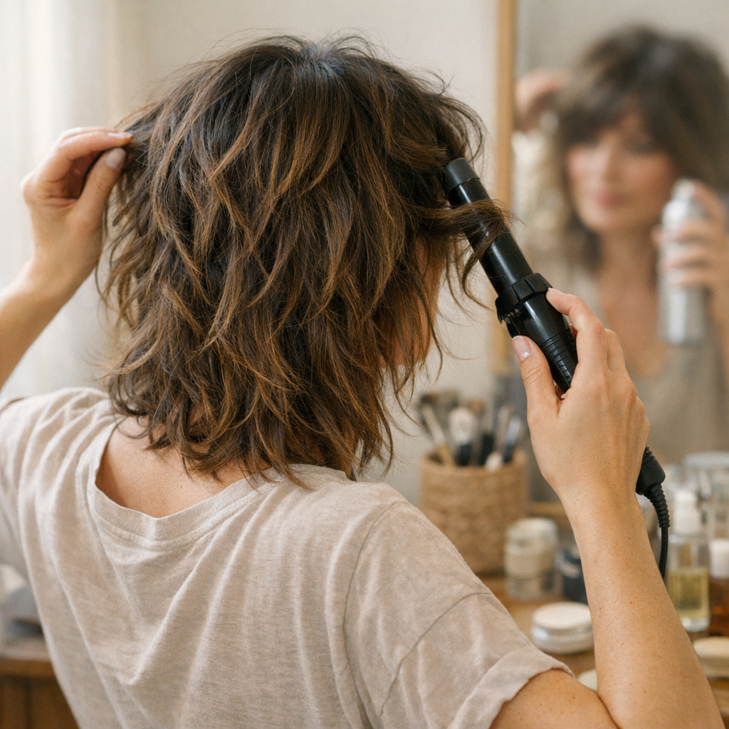 4. Comment coiffer une coupe shag au quotidien ?