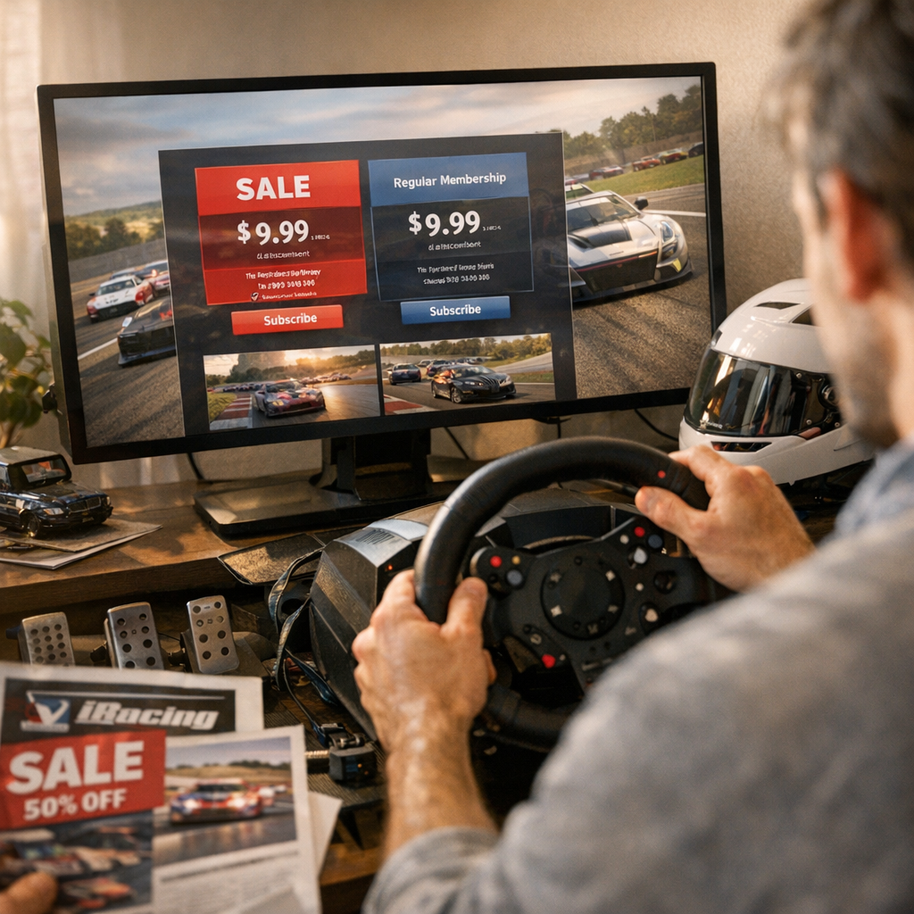 Faut-il attendre une période comme le Black Friday iRacing 2025 ou s’abonner tout de suite&nbsp;?
