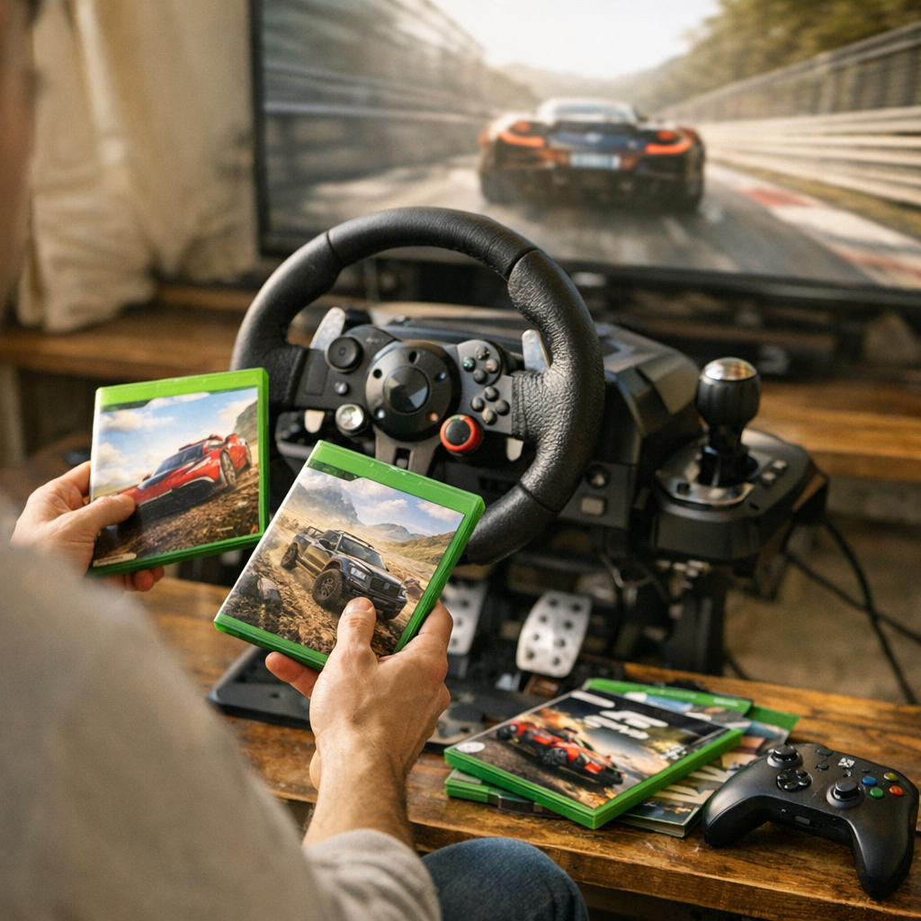 Comment choisir un jeu de course Xbox pour jouer au volant ?
