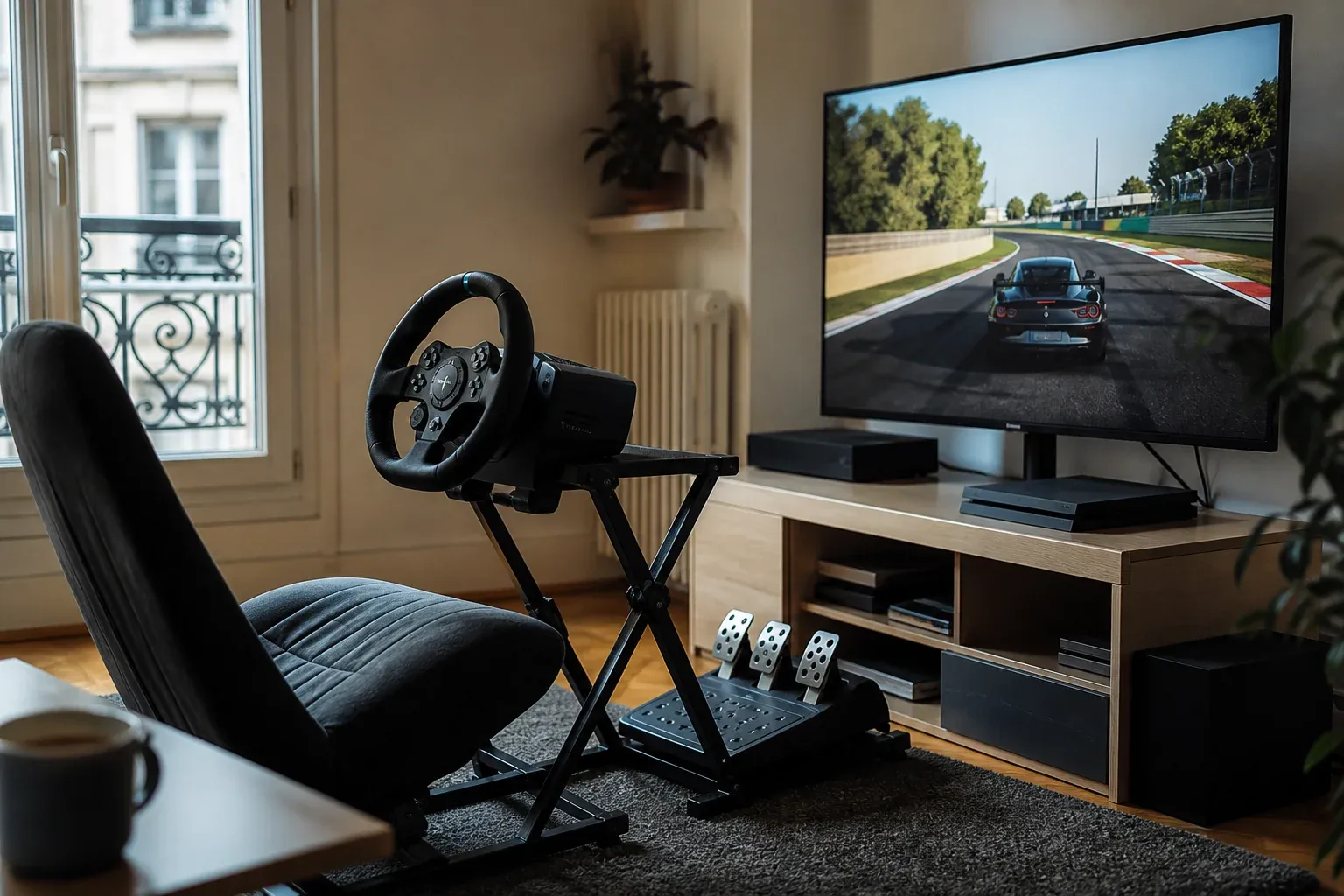 Un simulateur PS4 reste pertinent avec les bons jeux et le bon volant