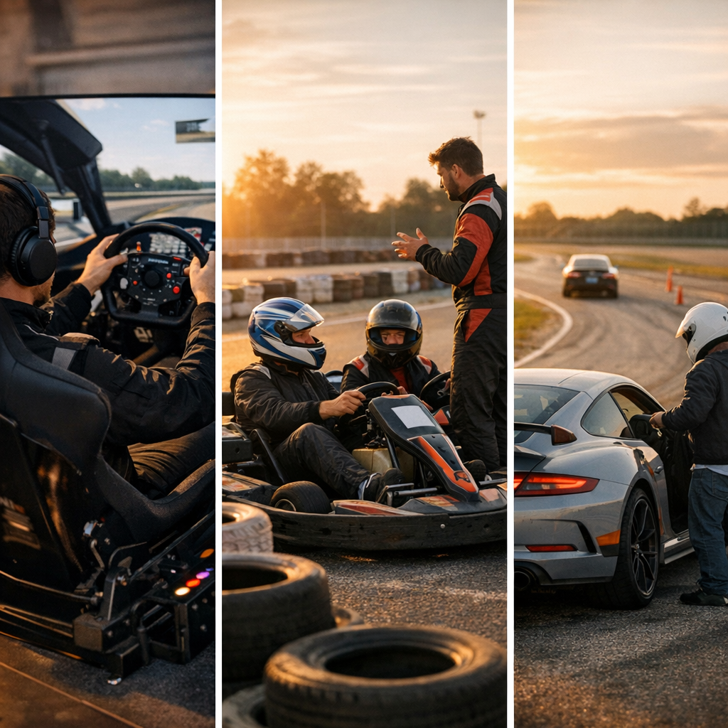 Choisir le bon format : simulateur, karting ou pilotage loisir