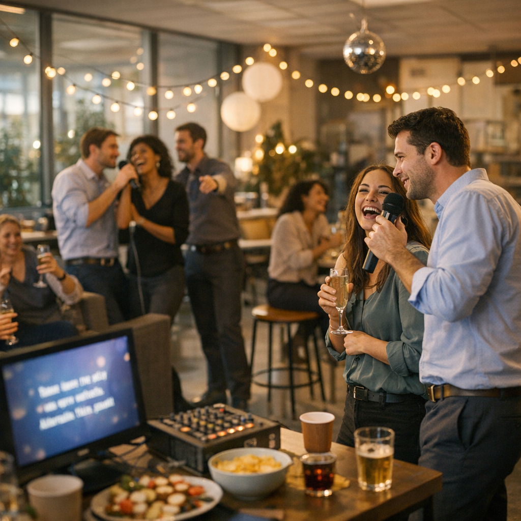 Comment organiser une soirée karaoké d’entreprise sans faux pas