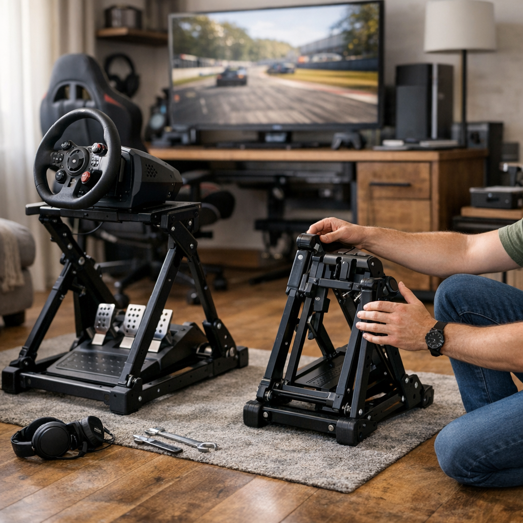 Comment choisir un support pour volant pliable compatible avec son setup