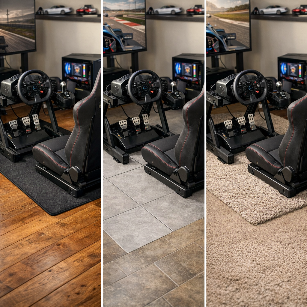Notre protocole terrain : tapis vs sol nu sur parquet, carrelage et moquette