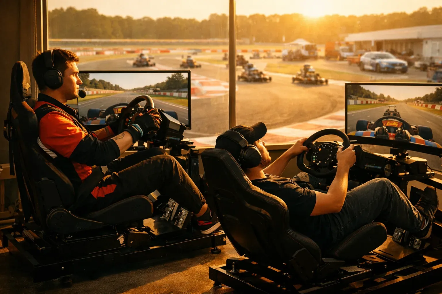 La hauteur du volant sur simulateur dépend de votre posture