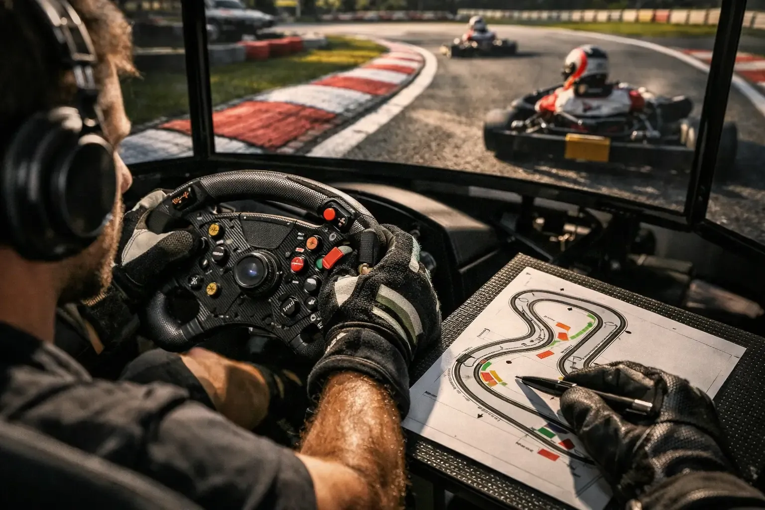 La lecture de piste en pilotage aide le débutant à rester propre