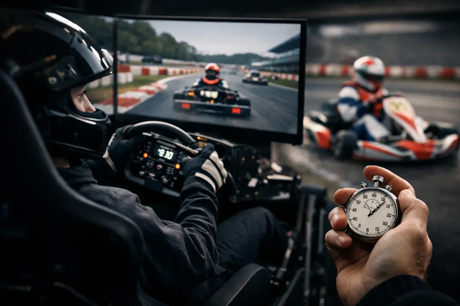 Comment gagner du temps au karting sans forcer ?