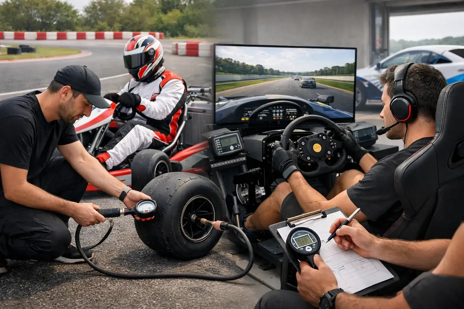La pression des pneus sur circuit se règle avec méthode