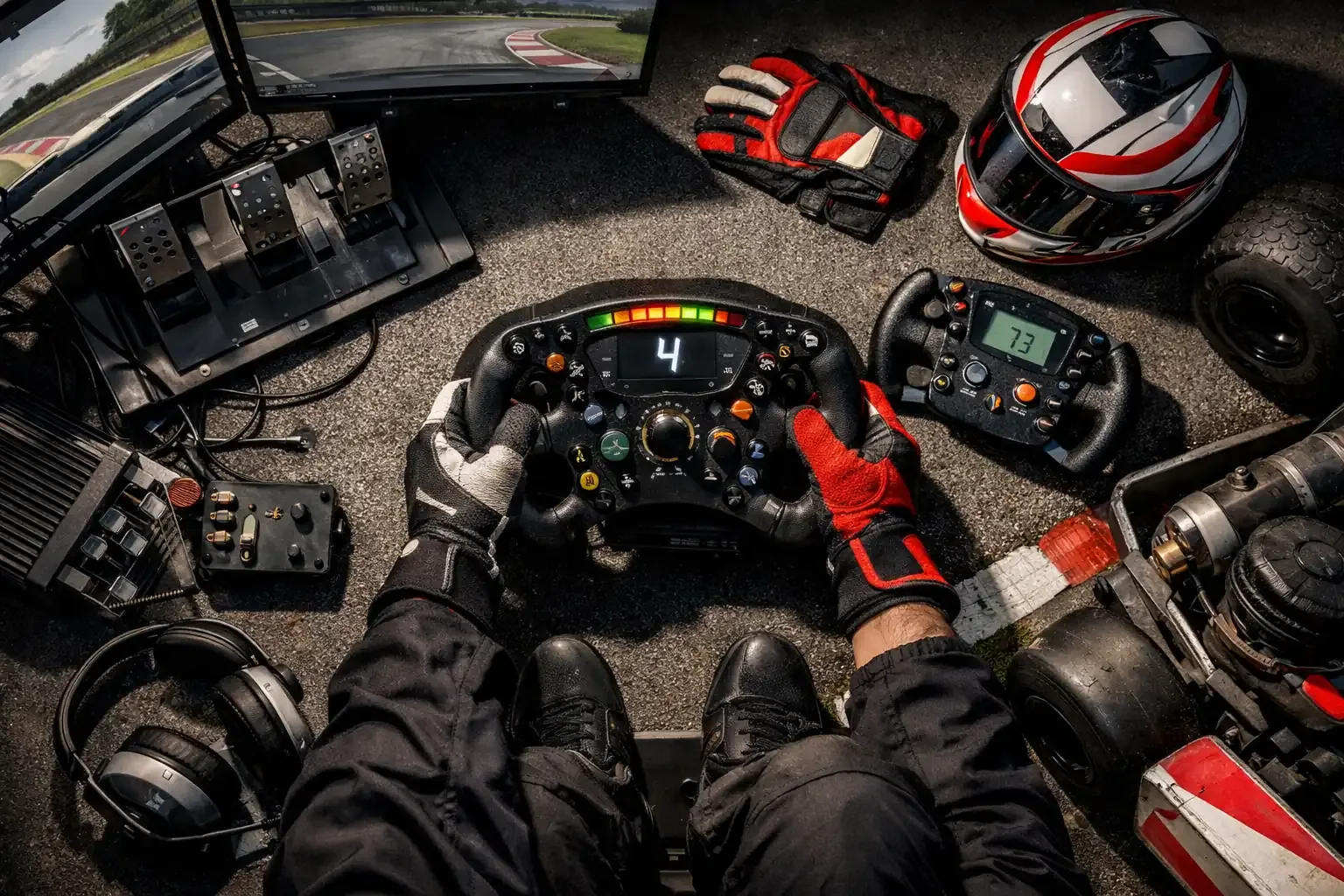 Un réglage force feedback bien posé rend le volant lisible
