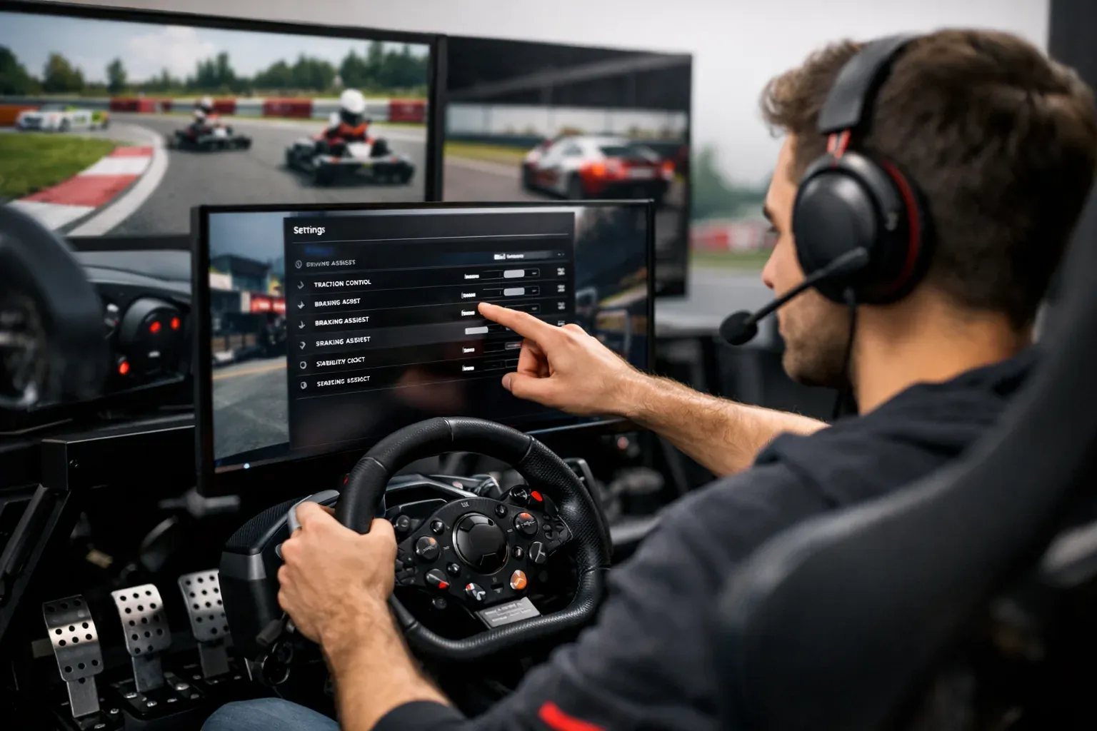 Un joueur Forza Motorsport débutant doit régler ses aides
