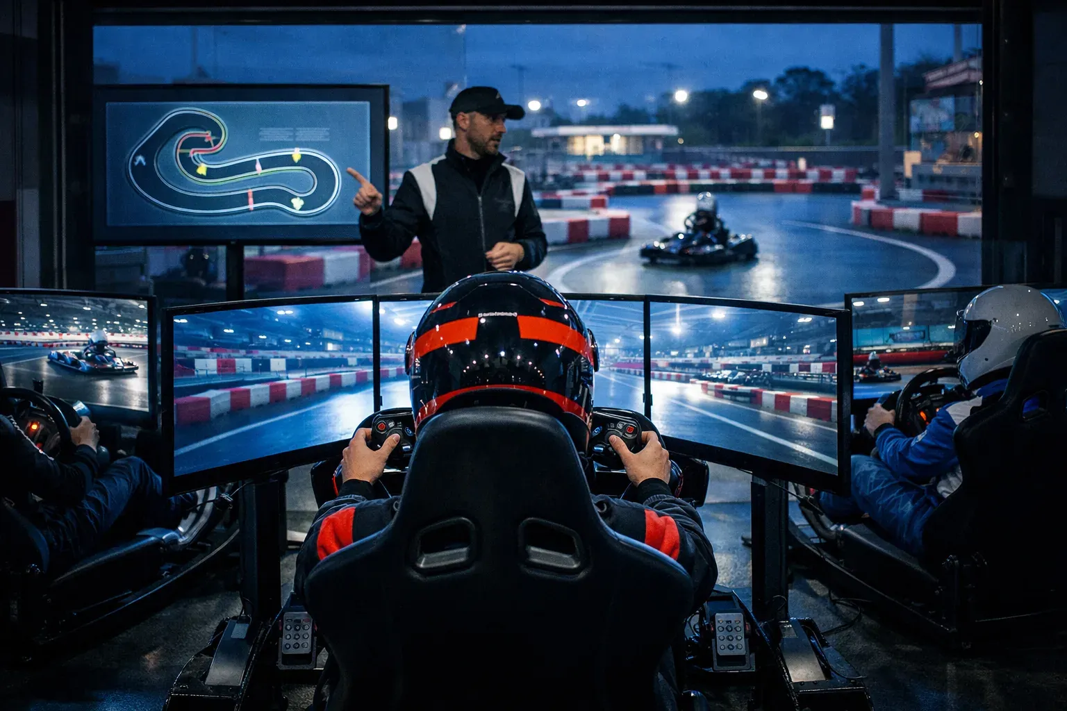 Le briefing karting indoor aide à rouler plus sereinement