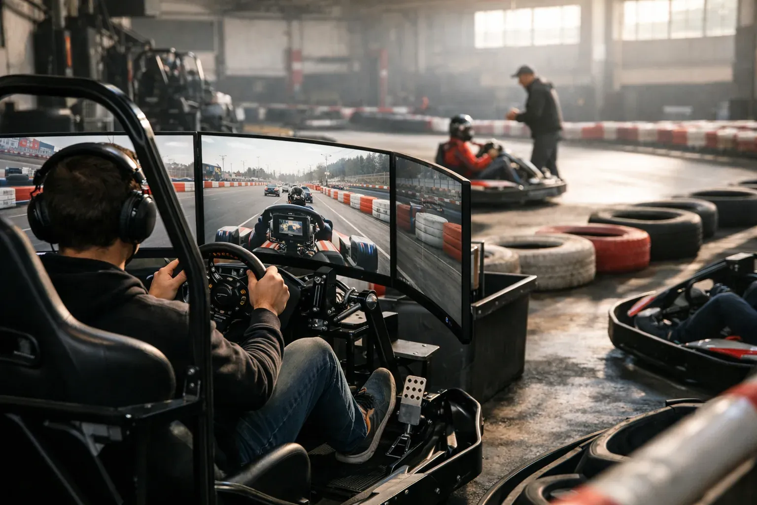 Les conseils de karting indoor commencent par la piste