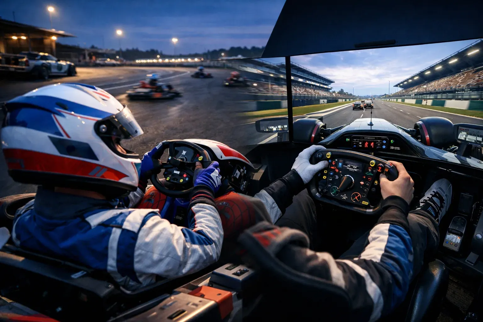 Passer du karting au simulateur : ce qui se transfère vraiment