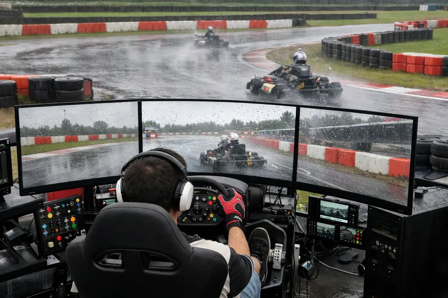 Le pilotage sous la pluie sur circuit exige plus de marge