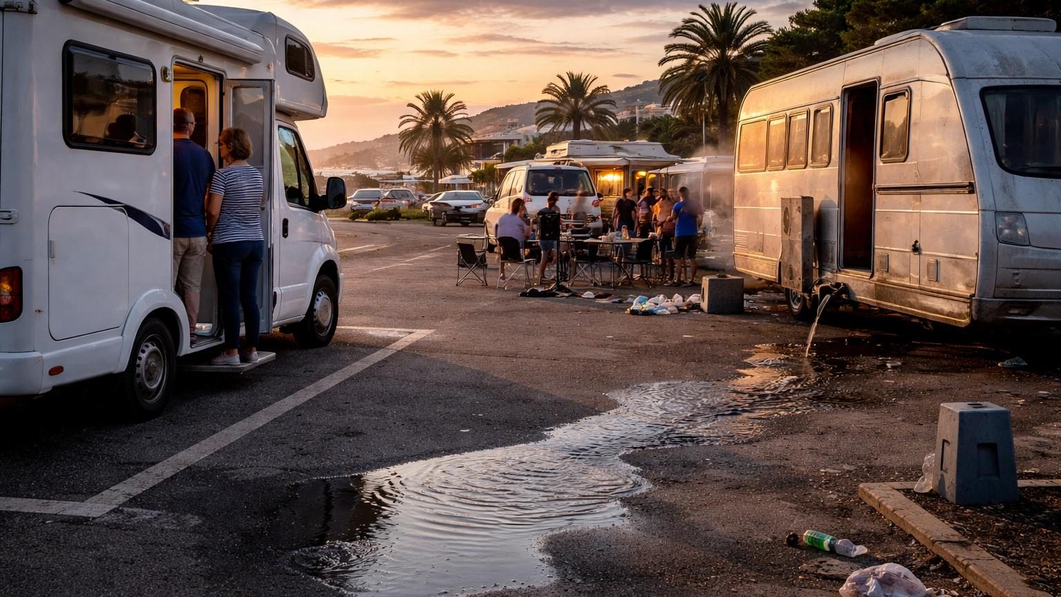 « Choqués » : deux camping-caristes bordelais racontent vidanges sauvages et musique à fond sur les aires gratuites d'Espagne et du Portugal