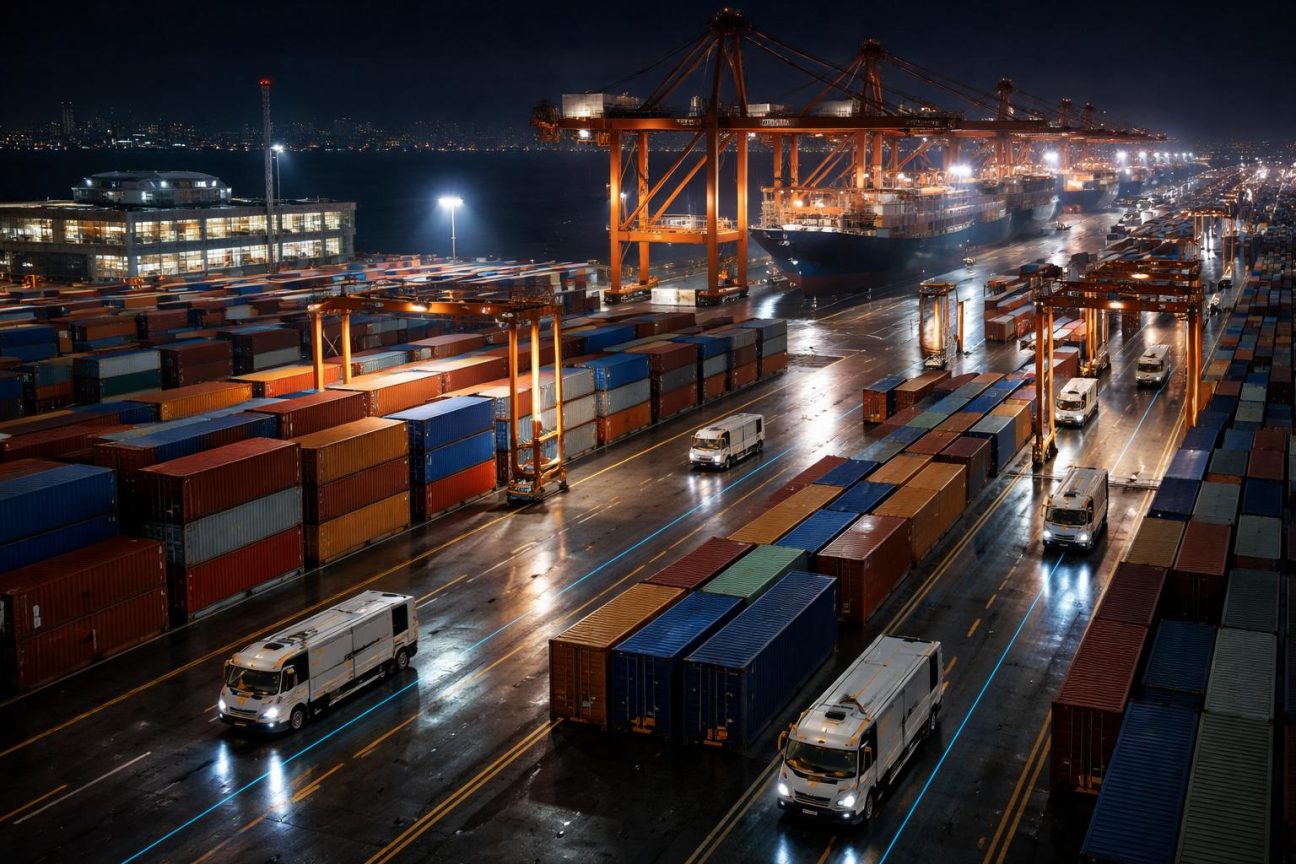 Ni chauffeurs ni grutiers : à Shanghai, Qingdao, Tianjin et Xiamen, la Chine fait tourner ses ports avec des camions autonomes et des grues robotisées