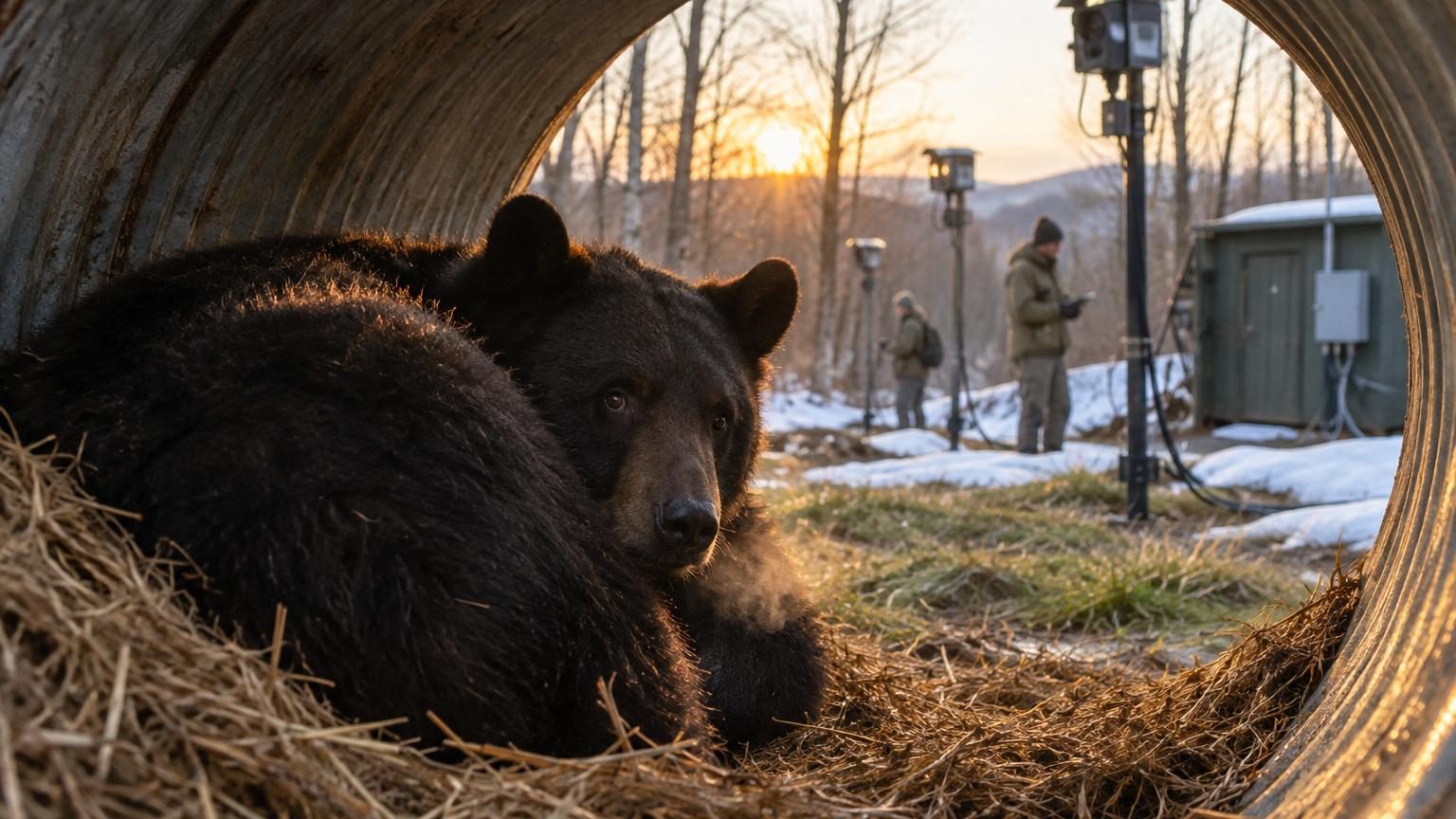 22 000 heures de vidéos sur 4 ours : ce qui déclenche l'hibernation n'est pas ce qui la stoppe, et c'est inquiétant pour l'espèce