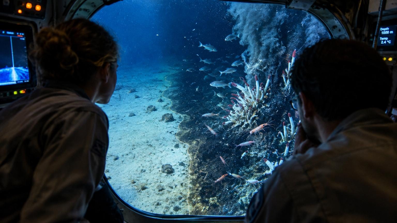 À 1 000 mètres sous la mer, une différence minuscule de température peut modifier tout un écosystème