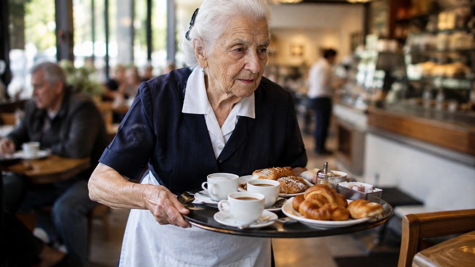 À 100 ans, elle est la serveuse la plus âgée d&rsquo;Europe et travaille tous les jours : son secret de jeunesse ne va pas vous plaire