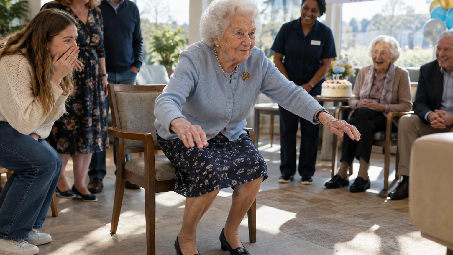À 105 ans, elle fait des squats sans aide et surprend les médecins : son secret n'est ni le sport ni le régime