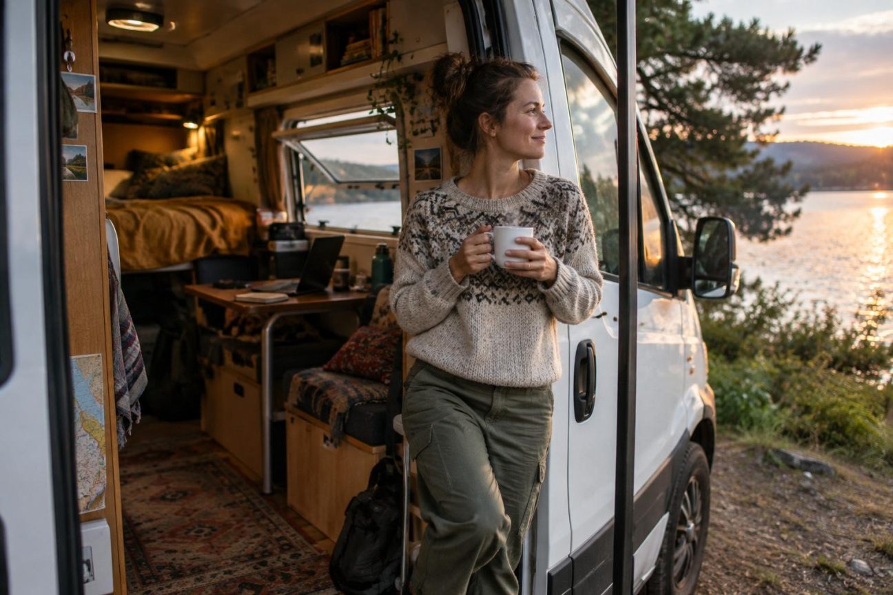 À 12 m², elle pensait perdre en confort : un an après avoir quitté son appartement pour son camping-car, elle ne reviendrait pour rien au monde