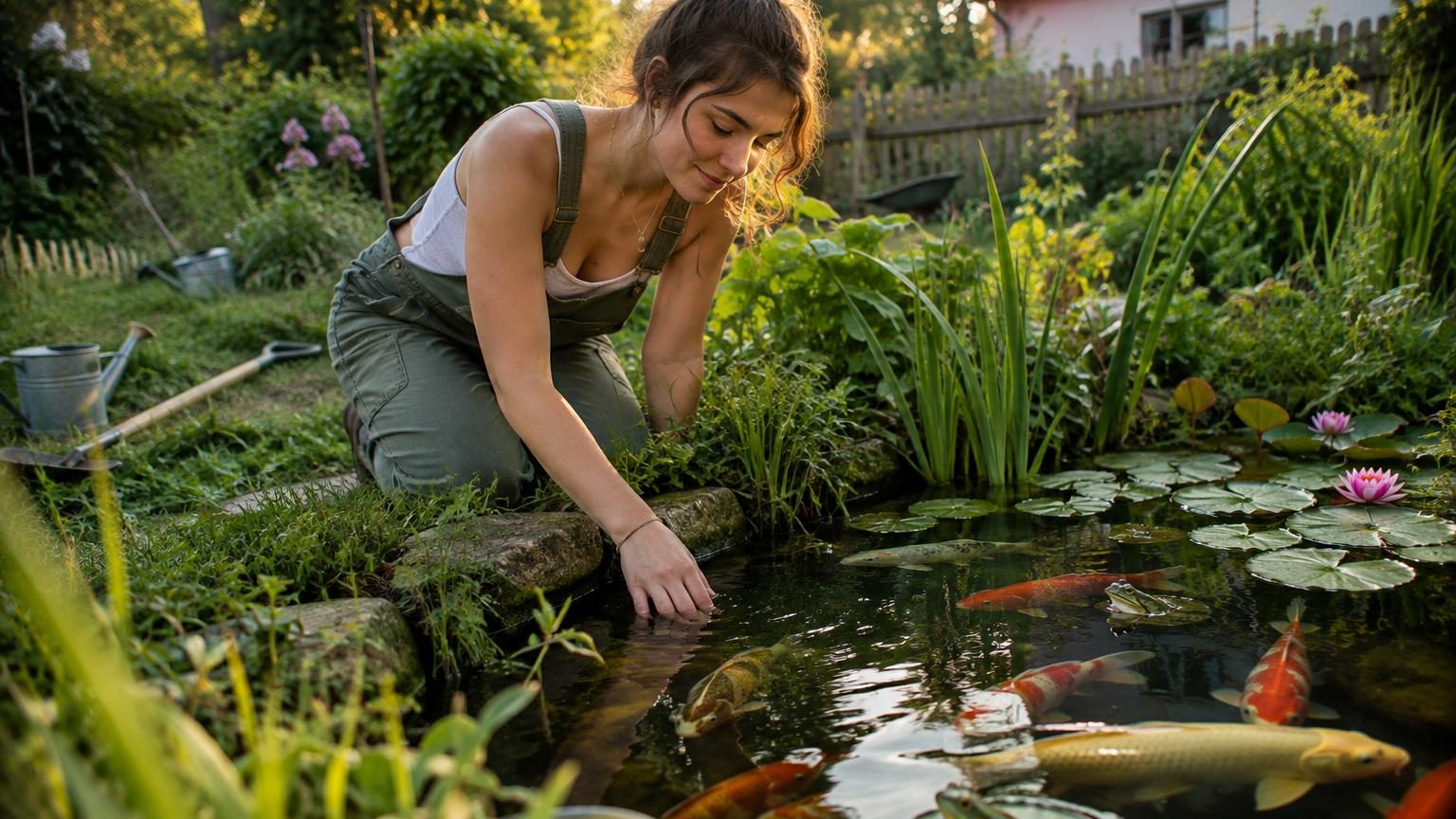À 14 ans, elle creuse un simple étang dans le jardin familial : neuf ans plus tard, ce qui y vit dépasse toutes ses attentes