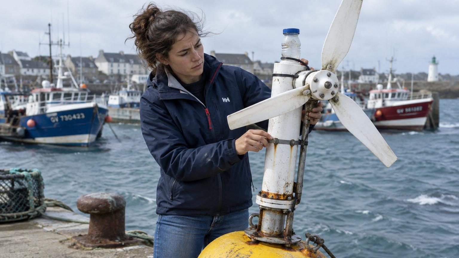 À 15 ans, elle fabrique une éolienne marine avec un tube en PVC et 10 € de pièces : dix ans plus tard, toute une industrie s'y intéresse