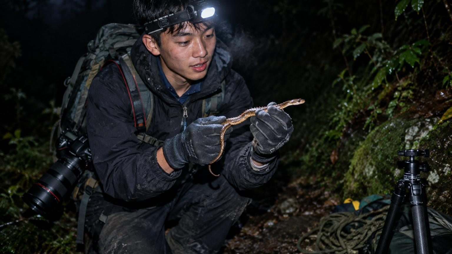 À 17 ans, il passe 40 nuits en montagne à chercher un serpent : ce qu'il a trouvé n'était répertorié nulle part