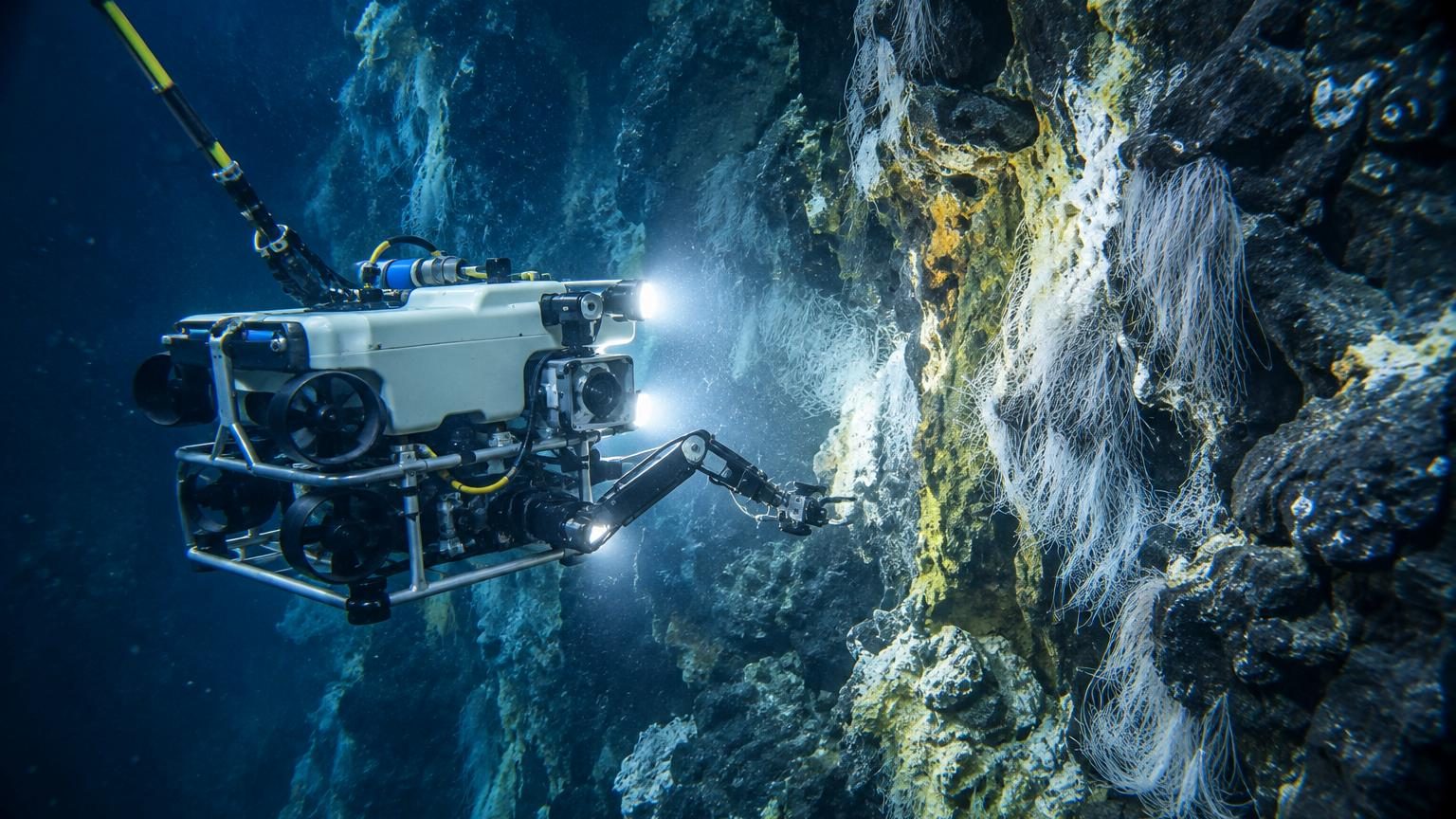 À 2 500 mètres sous la surface, des robots explorent des cavités volcaniques : ce qu'ils ont découvert remet en question ce que l'on pensait y trouver