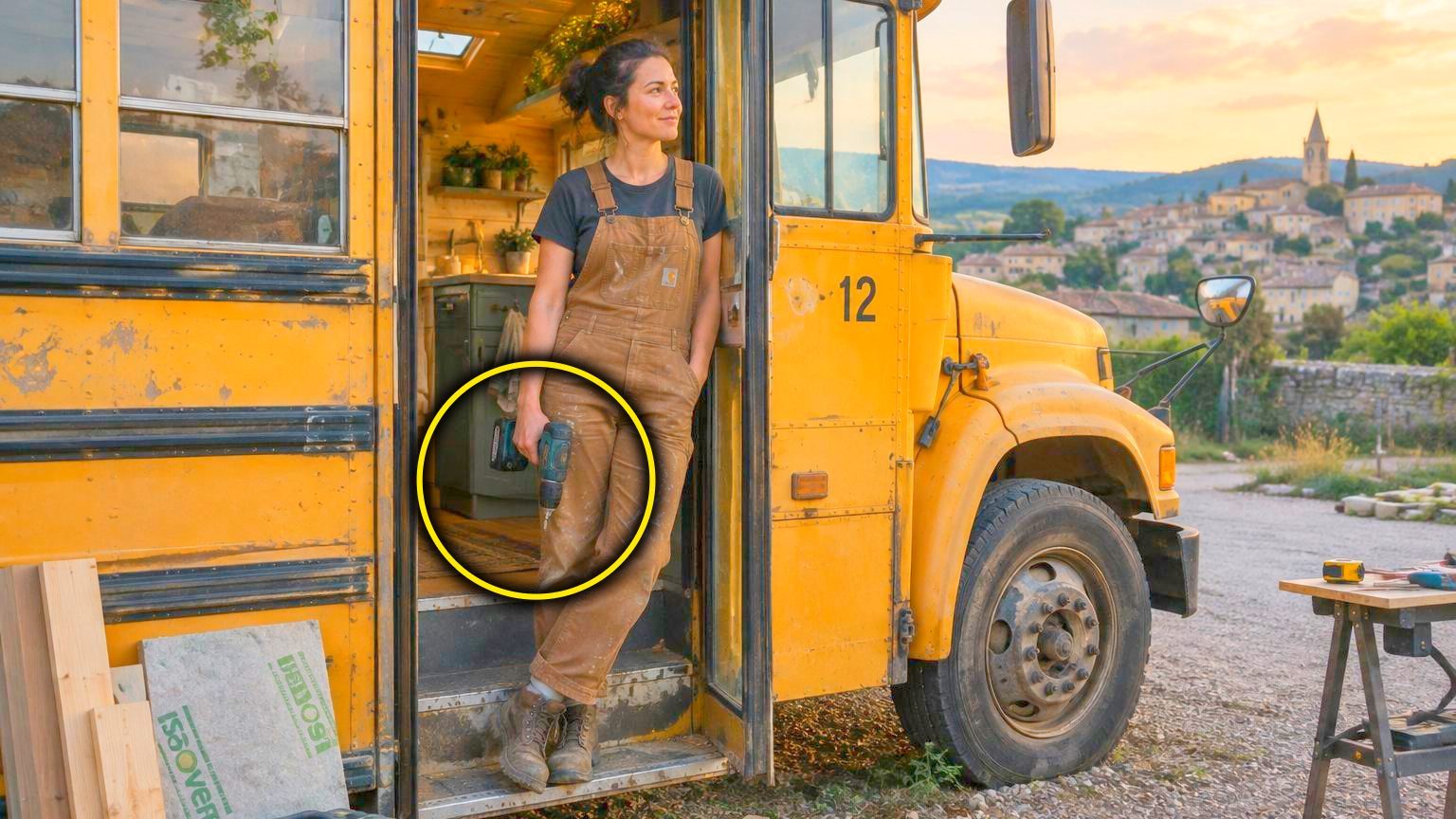 À 27 ans, elle achète un vieux bus scolaire 3 500 euros et le transforme en maison : « Je ne voulais pas travailler juste pour payer un loyer »