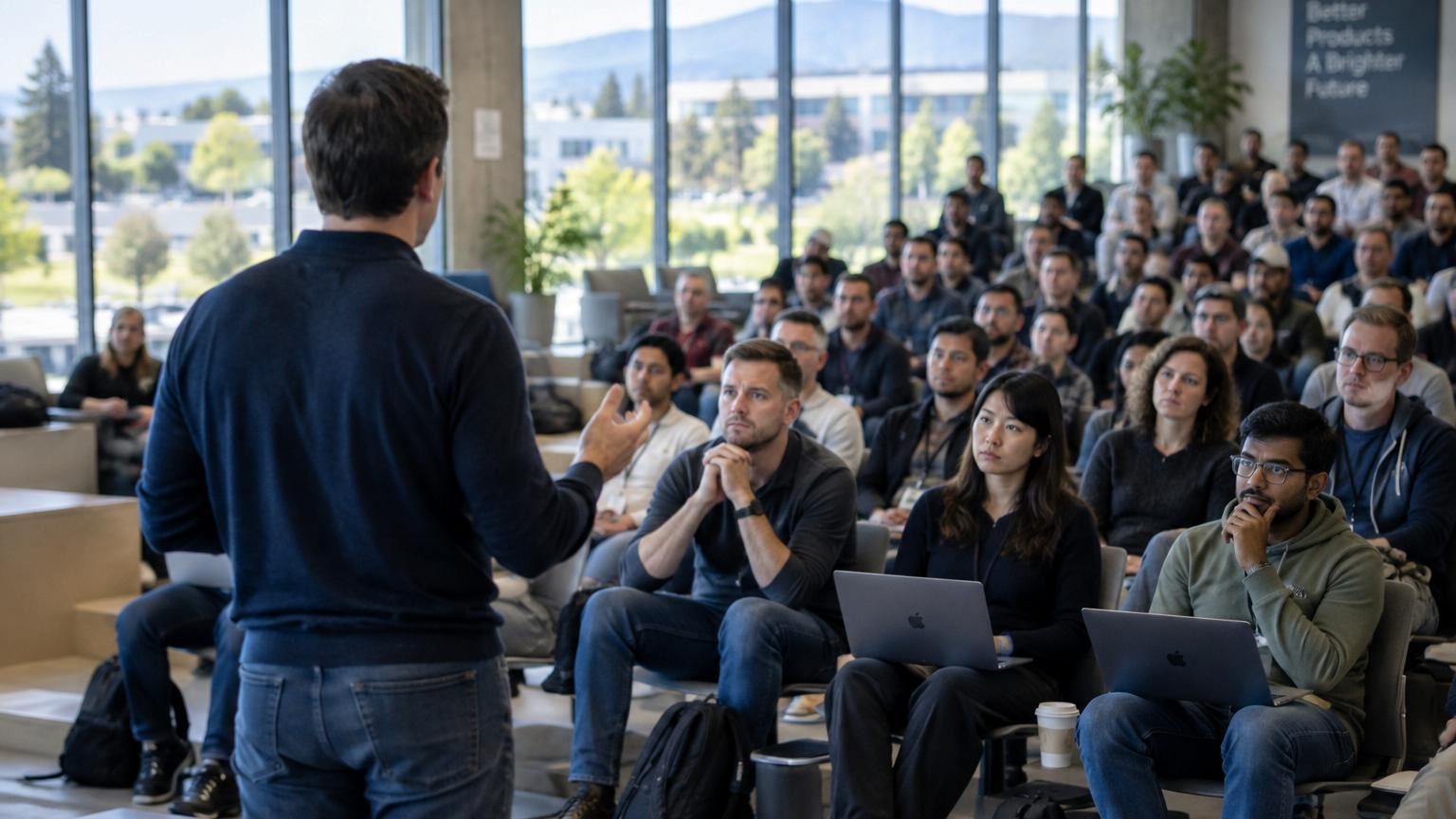 À 42 ans, Mark Zuckerberg sort du silence devant ses salariés : « Nous craignons de ne pas être assez rapides pour nous adapter »
