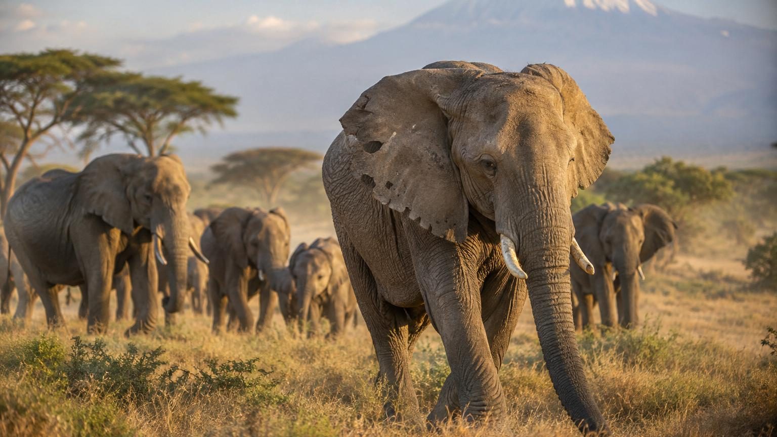 À 60 ans, cette éléphante matriarche prend une décision qui surprend tout le troupeau africain