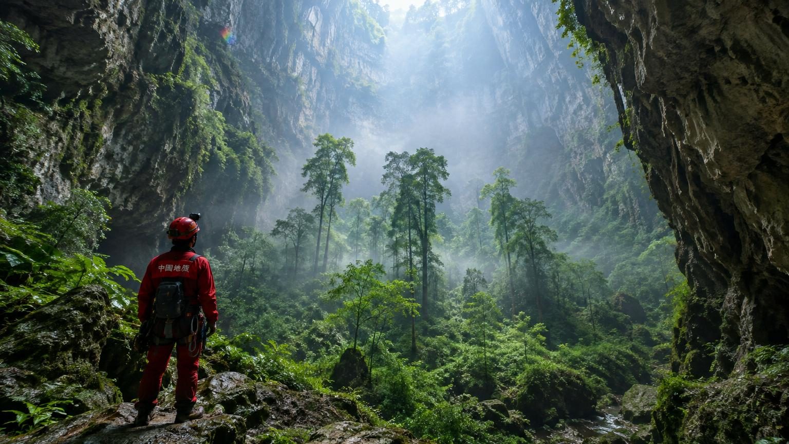 À 626 mètres sous terre, une forêt cachée dans un gouffre chinois : son écosystème a traversé 100 000 ans