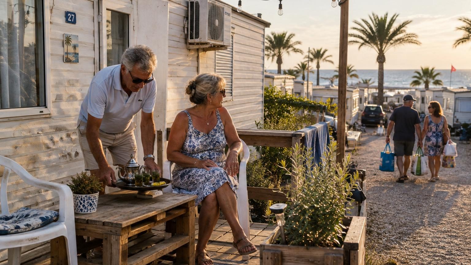 À 65 ans, Patrick et Nicole passent six mois par an en mobil-home au Maroc : ce qui leur a coûté 45 000 euros