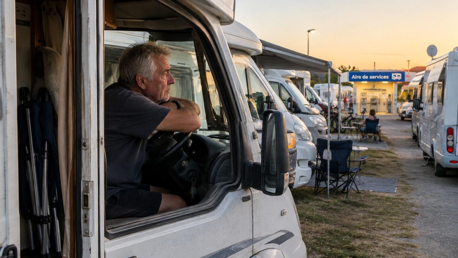 À 71 ans, Bernard abandonne finalement les aires de camping-car après huit années sur les routes : « Je ne supportais plus cette chose que tout le monde trouve normale »