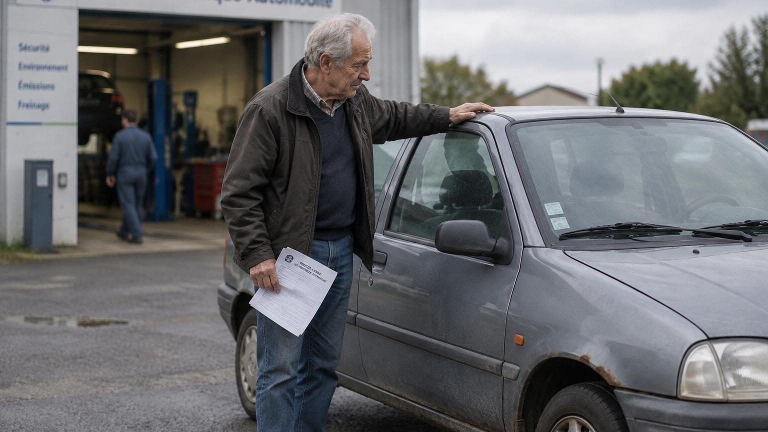 À 74 ans, il décide de vendre sa voiture après un détail découvert lors du contrôle technique