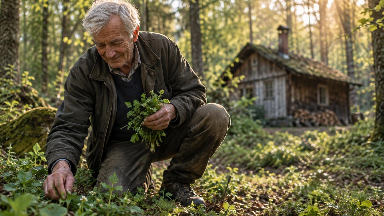 À 78 ans, il vit dans la forêt en ramassant des plantes et n'a presque pas d'argent : « Je suis heureux avec très peu »