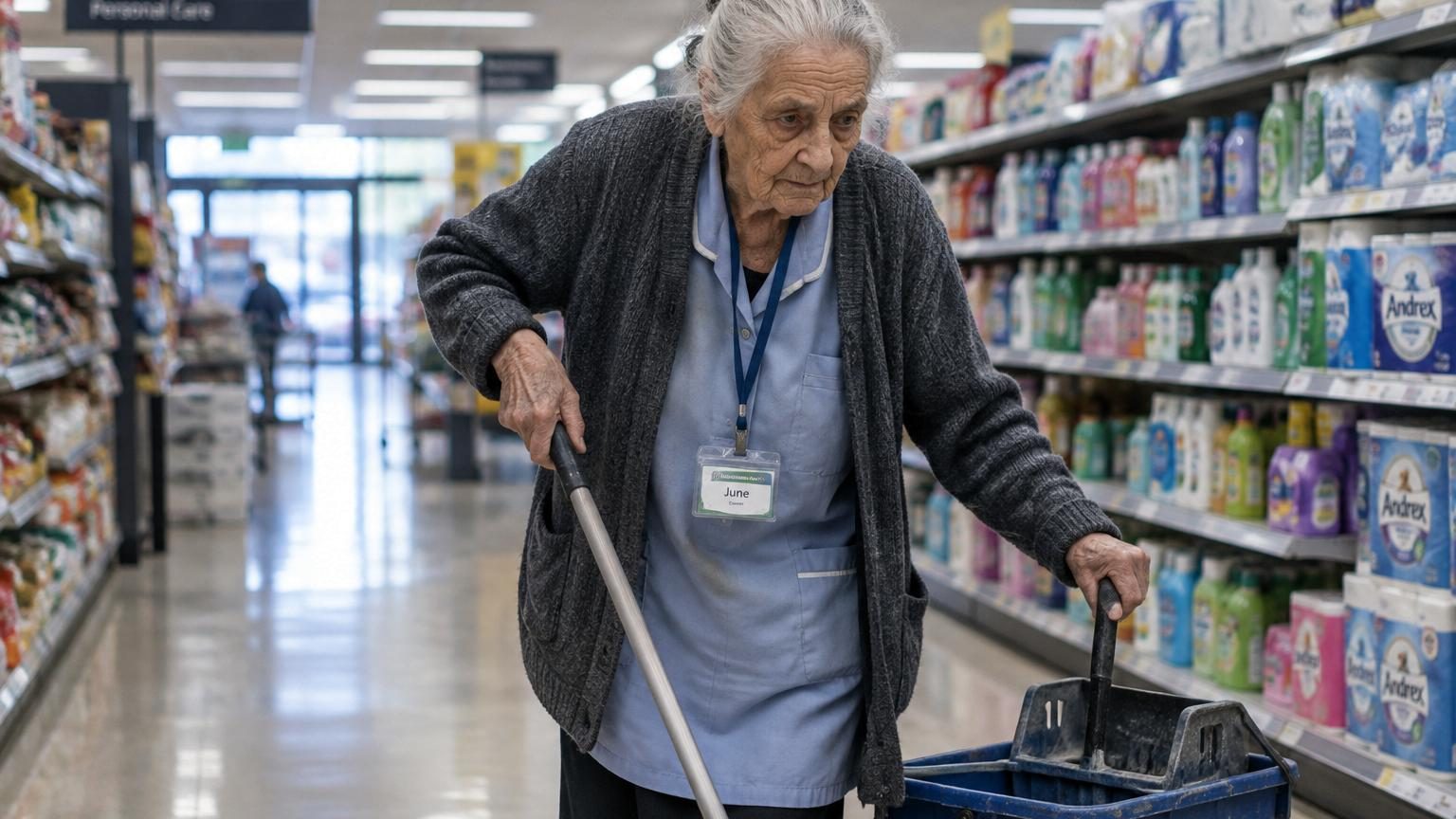 À 90 ans et après 70 ans de cotisations, June touche 970 euros de retraite : elle travaille encore faute de pouvoir s'arrêter