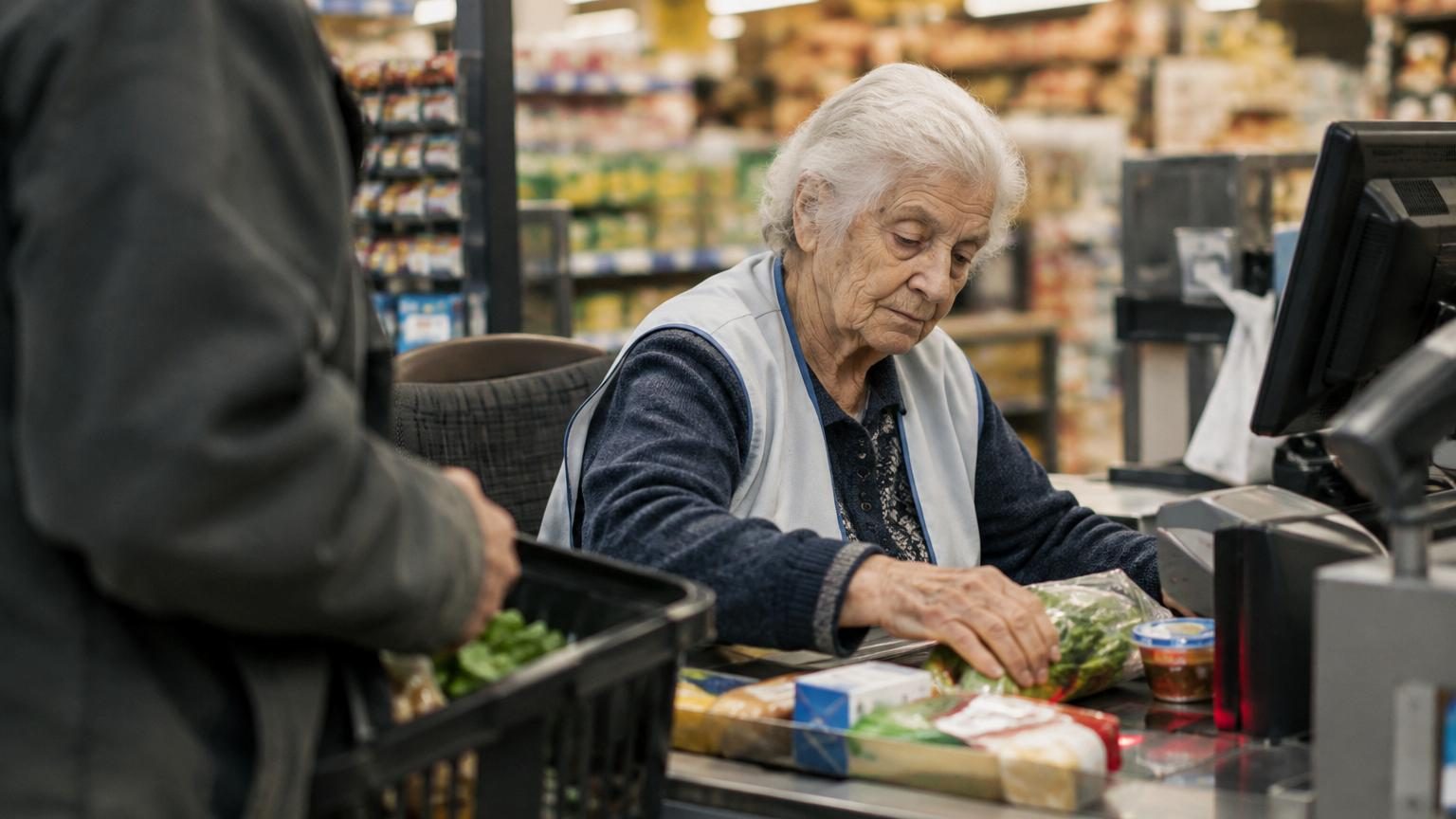 À 90 ans et après 70 ans de cotisations, June touche 970 euros de retraite : elle travaille encore pour s'en sortir