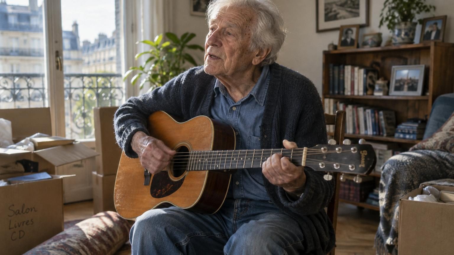À 96 ans, Hugues Aufray ne prend toujours pas sa retraite : « J'ai vendu ma maison de Marnes-la-Coquette, elle était trop grande »