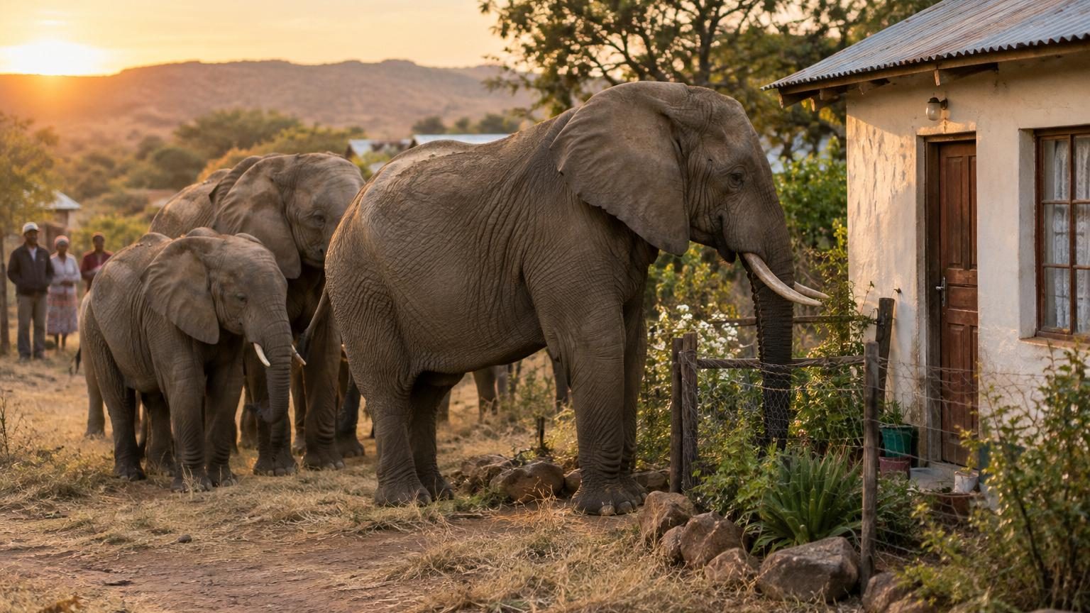 À la mort de l'homme qui les avait sauvés, ces éléphants sauvages ont marché 12 heures jusqu'à sa maison pour un dernier hommage