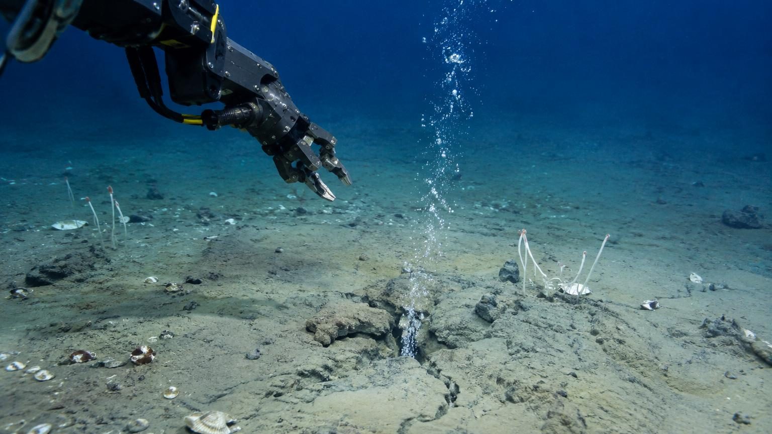 À plusieurs kilomètres sous l’océan, une petite poche de gaz suffit à modifier le comportement des fonds marins