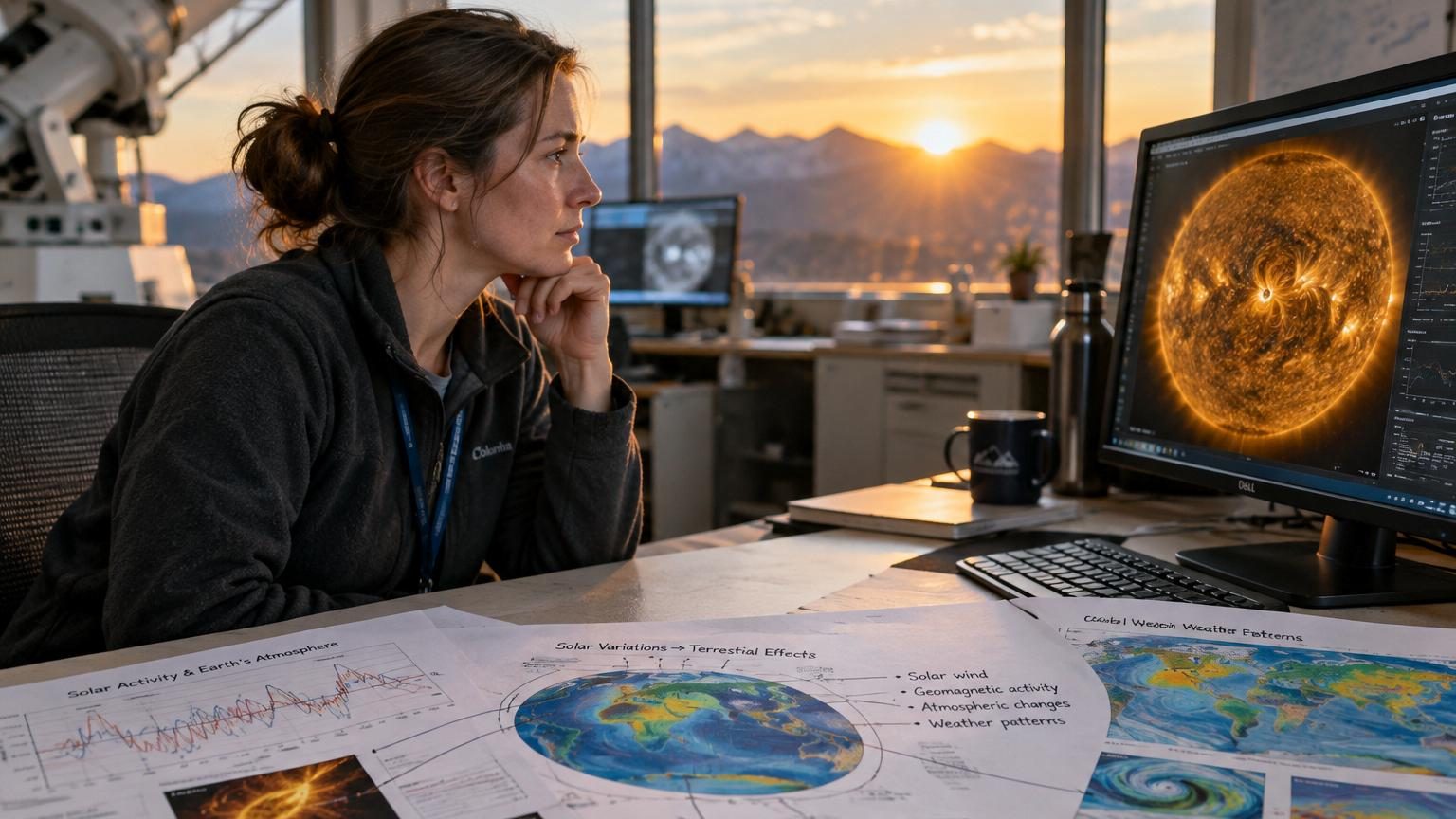 À plusieurs milliers de kilomètres, une variation infime du Soleil peut modifier légèrement certains phénomènes terrestres