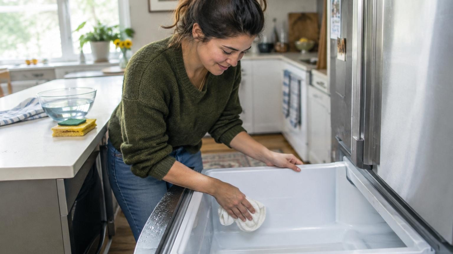 Adieu la glace dans le congélateur grâce à cette astuce facile pour le maintenir propre et sans givre